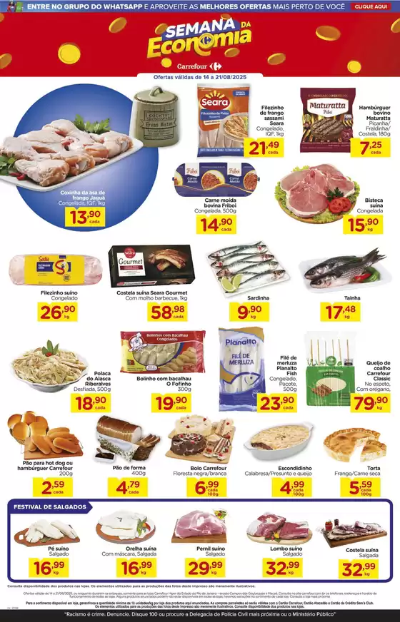 Ofertas especiais atraentes para todos