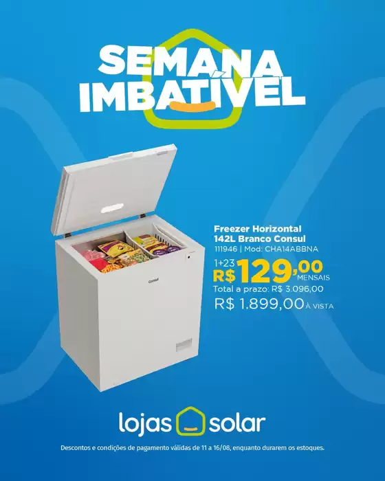 Catálogo Lojas Solar em Ariquemes | Grandes descontos em produtos selecionados | 2025-08-11T00:00:00.000Z - 2025-08-16T00:00:00.000Z