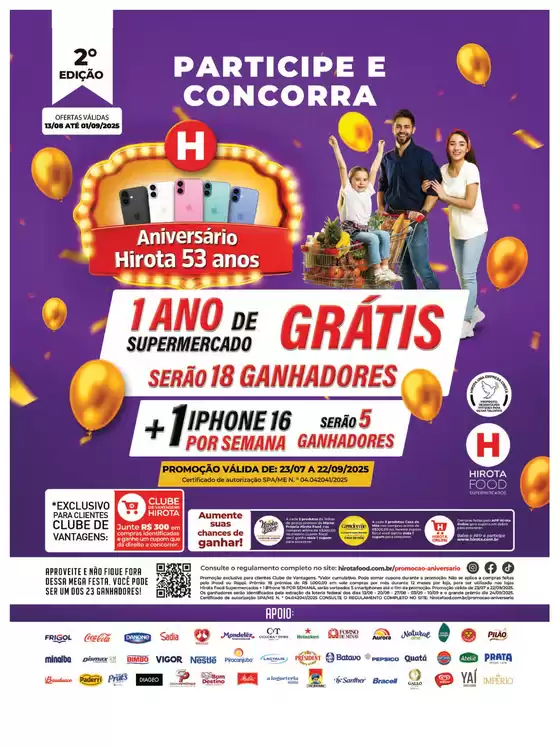 Ótima oferta para todos os clientes