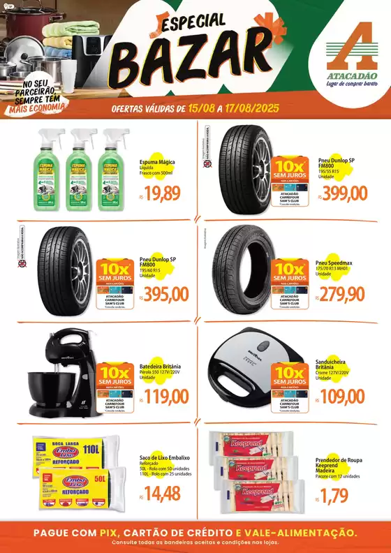 Catálogo Atacadão em Barueri | Ofertas exclusivas e pechinchas | 2025-08-15T00:00:00.000Z - 2025-08-17T00:00:00.000Z