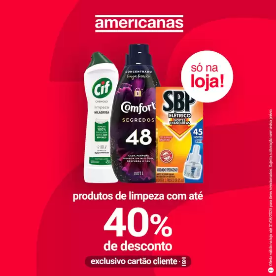 Catálogo Lojas Americanas em Belo Horizonte | Ofertas exclusivas | 2025-08-15T00:00:00.000Z - 2025-08-31T00:00:00.000Z