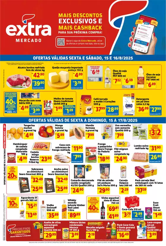 Catálogo Extra em Guarujá | Economize agora com nossas ofertas | 2025-08-15T00:00:00.000Z - 2025-08-17T00:00:00.000Z
