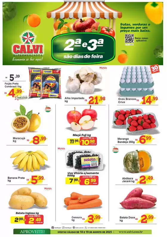 Catálogo Calvi Supermercados em Ceará-Mirim | Segunda E Terça  | 2025-08-18T00:00:00.000Z - 2025-08-19T00:00:00.000Z