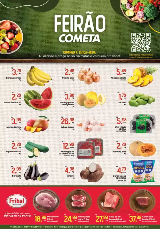 Catálogo Cometa Supermercados em Ceará-Mirim | Feirão  | 2025-08-18T00:00:00.000Z - 2025-08-19T00:00:00.000Z