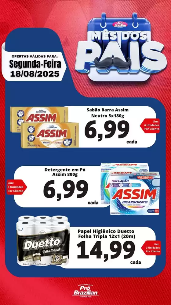 Catálogo Supermercados Pró Brazilian em Mauá | Mês Dos Pais | 2025-08-18T00:00:00.000Z - 2025-08-18T00:00:00.000Z