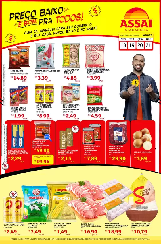 Catálogo Assaí Atacadista em Manaus | Melhores ofertas para todos os caçadores de pechinchas | 2025-08-18T00:00:00.000Z - 2025-08-21T00:00:00.000Z