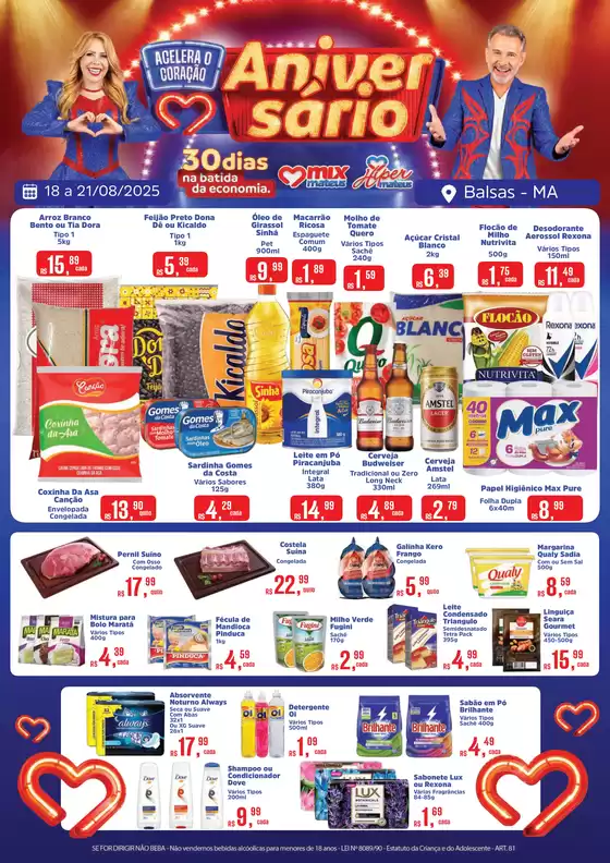 Catálogo Supermercados Mateus em Balsas | Melhores ofertas para todos os clientes | 2025-08-18T00:00:00.000Z - 2025-08-21T00:00:00.000Z