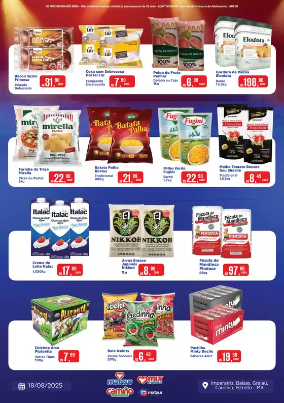 Ofertas e promoções atuais