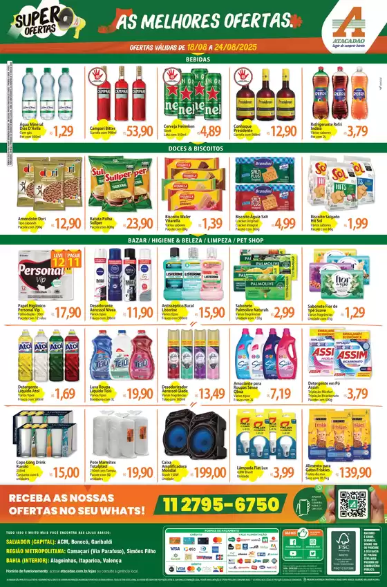 Promoções especiais em andamento