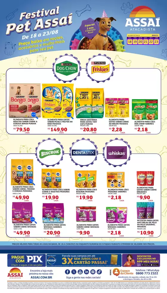 Catálogo Assaí Atacadista em Feira de Santana | Grandes descontos em produtos selecionados | 2025-08-18T00:00:00.000Z - 2025-08-23T00:00:00.000Z