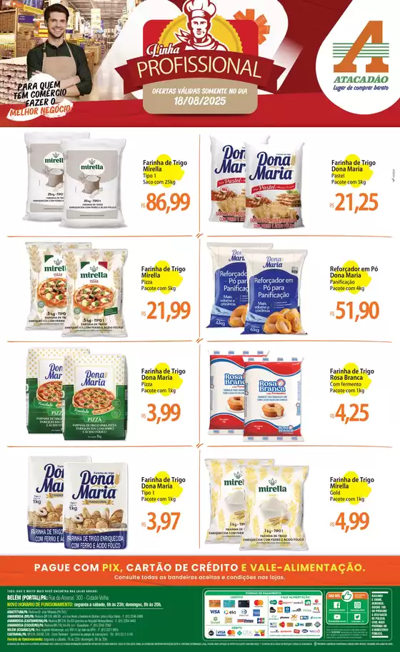 Catálogo Atacadão em Castanhal | Ofertas especiais atraentes para todos | 2025-08-18T00:00:00.000Z - 2025-08-18T00:00:00.000Z