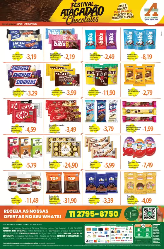 Promoções especiais em andamento