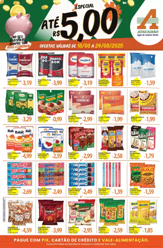 Catálogo Atacadão em Porto Alegre | Atacadão - Até R$5,00 | 2025-08-18T00:00:00.000Z - 2025-08-24T00:00:00.000Z