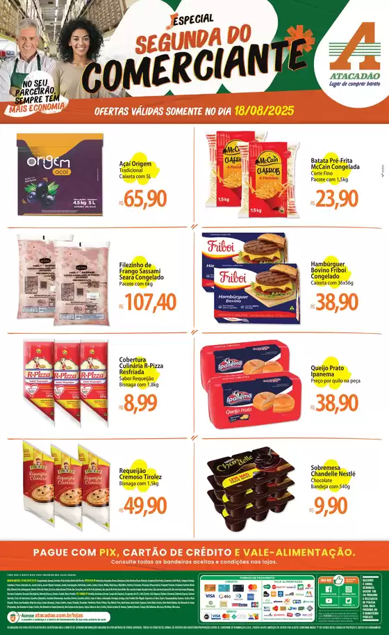 Catálogo Atacadão em Franca | Atacadão - Segunda do Comerciante | 2025-08-18T00:00:00.000Z - 2025-08-18T00:00:00.000Z