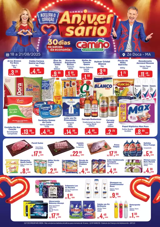 Ofertas e promoções atuais