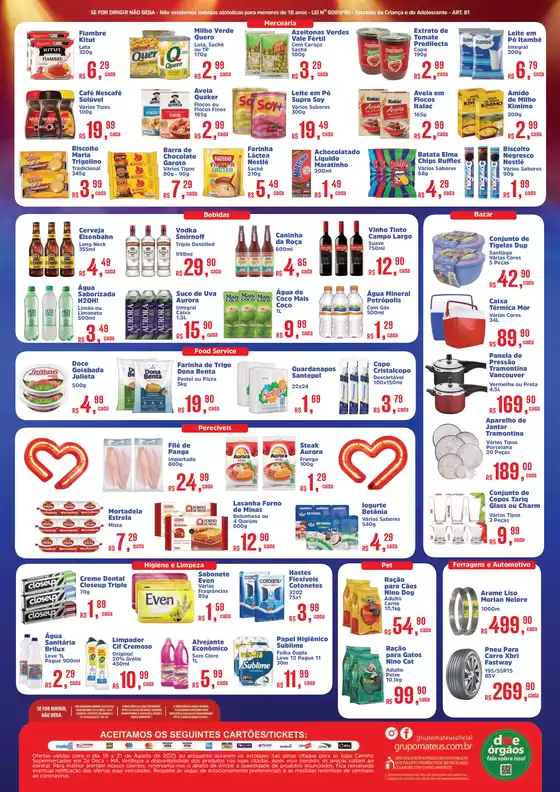 Ofertas e promoções atuais
