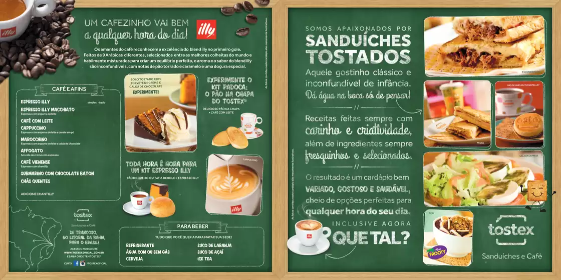 Menu Tostex