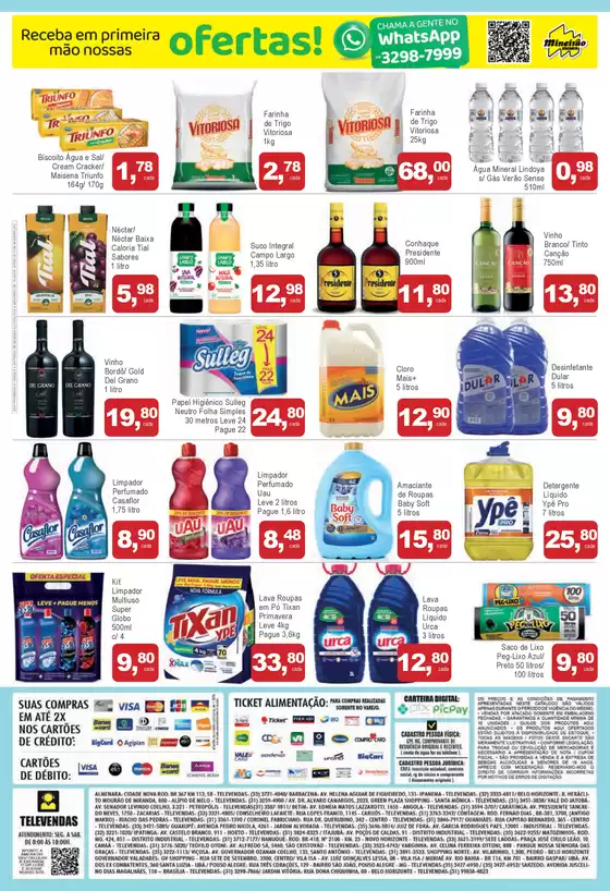 Ofertas especiais atraentes para todos