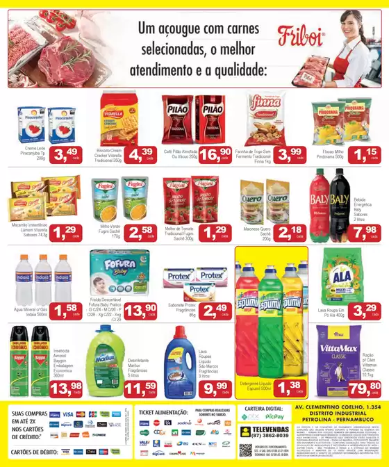 Grandes descontos em produtos selecionados