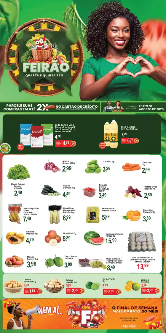 Catálogo Federzoni Supermercados em Mutuípe | Feirão  | 2025-08-20T00:00:00.000Z - 2025-08-21T00:00:00.000Z