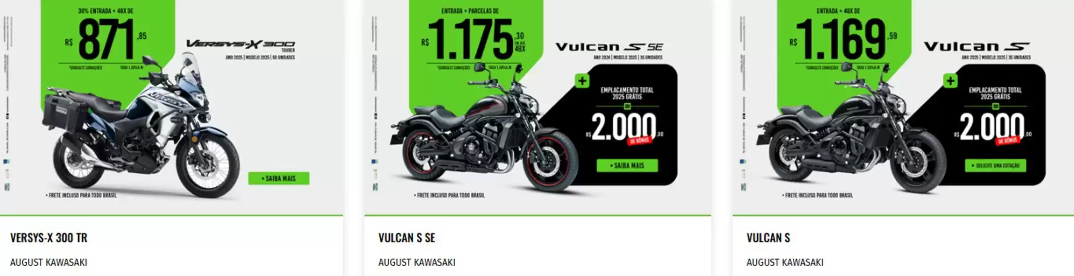Ofertas Kawasaki