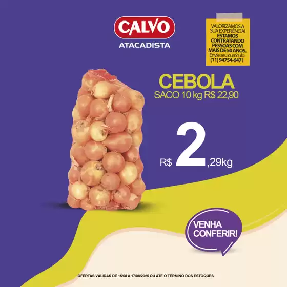 Catálogo Calvo Atacadista em Mauá | Encarte Calvo Atacadista | 2025-08-20T00:00:00.000Z - 2025-08-21T00:00:00.000Z
