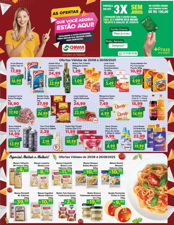 Catálogo Chama Supermercados em Mauá | Tabloide de Ofertas Supermercado Chama | 2025-08-20T00:00:00.000Z - 2025-08-26T00:00:00.000Z