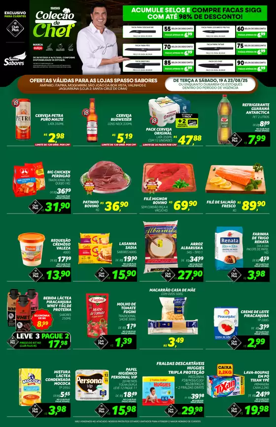 Catálogo Spasso Sabores em Juiz de Fora | OFERTAS DE TERÇA A SÁBADO | 2025-07-28T00:00:00.000Z - 2025-11-16T00:00:00.000Z