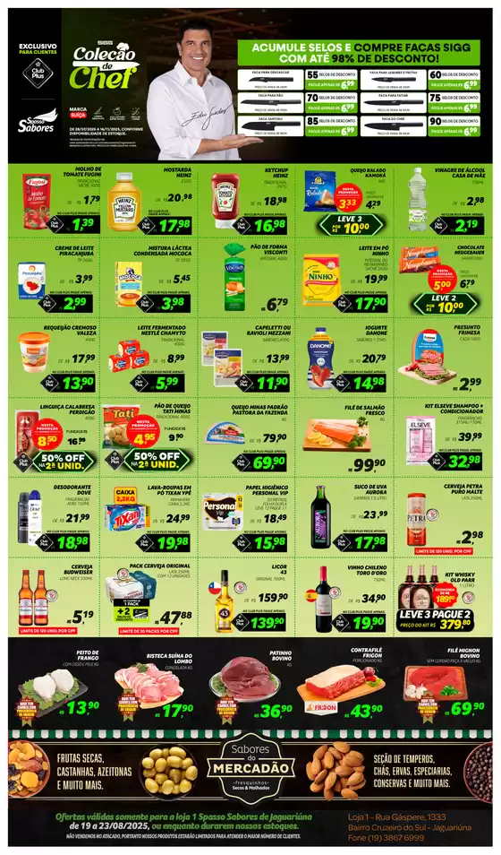Catálogo Spasso Sabores em Juiz de Fora | Ótima oferta para todos os clientes | 2025-08-19T00:00:00.000Z - 2025-08-23T00:00:00.000Z