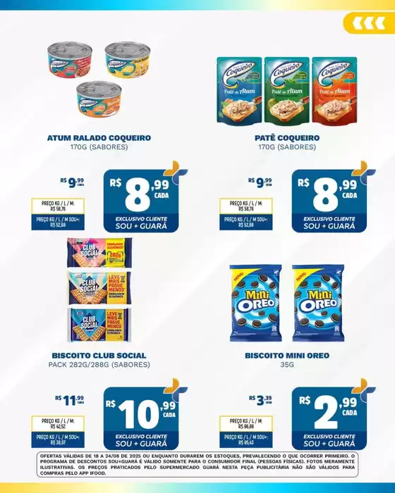 Catálogo Supermercado Guará em Juiz de Fora | Ampla seleção de ofertas | 2025-08-18T00:00:00.000Z - 2025-08-24T00:00:00.000Z