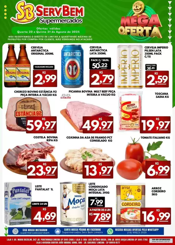 Catálogo ServBem | Encarte ServBem | 2025-08-20T00:00:00.000Z - 2025-08-21T00:00:00.000Z