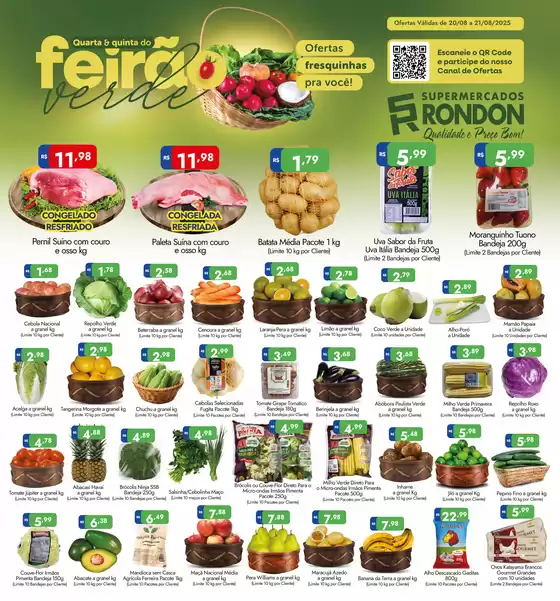 Catálogo Supermercados Rondon | Ofertas exclusivas | 2025-08-20T00:00:00.000Z - 2025-08-21T00:00:00.000Z