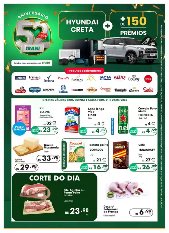 Catálogo Irani Supermercados em Nanuque | Ofertas exclusivas para nossos clientes | 2025-08-01T00:00:00.000Z - 2026-01-16T00:00:00.000Z