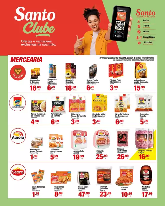 Catálogo Santo Supermercados em Uruaçu | Ofertas especiais para você | 2025-08-20T00:00:00.000Z - 2025-08-26T00:00:00.000Z