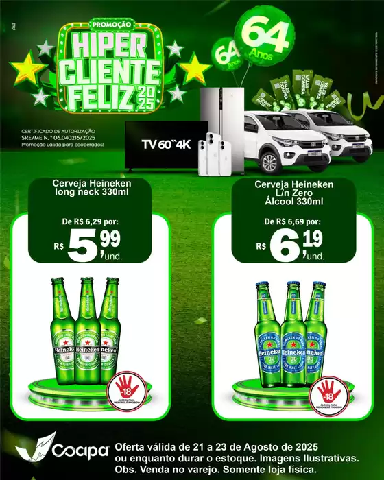 Catálogo Cocipa em Júlio de Castilhos | Nossas melhores ofertas para você | 2025-08-21T00:00:00.000Z - 2025-08-23T00:00:00.000Z