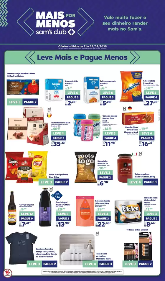Promoções especiais em andamento