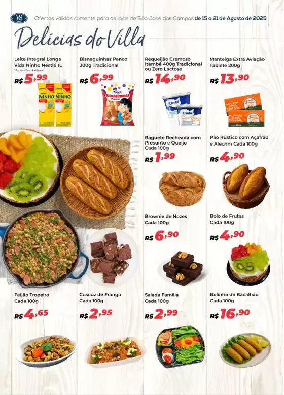 Catálogo Villarreal Supermercados em Euclides da Cunha | Ofertas Villarreal Supermercados | 2025-08-15T00:00:00.000Z - 2025-08-21T00:00:00.000Z