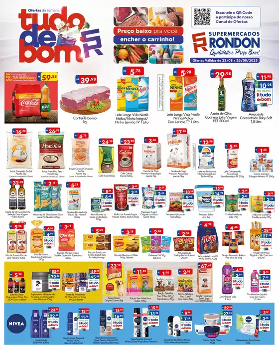 Catálogo Supermercados Rondon em Jeremoabo | Descubra ofertas atraentes | 2025-08-22T00:00:00.000Z - 2025-08-26T00:00:00.000Z