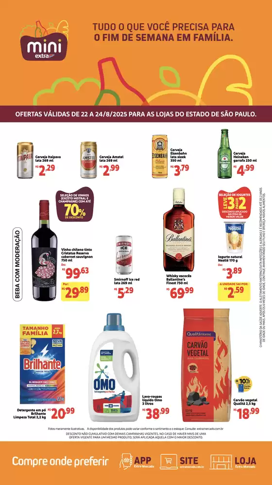Catálogo Mini Extra em Itambacuri | Ótima oferta para caçadores de pechinchas | 2025-08-22T00:00:00.000Z - 2025-08-24T00:00:00.000Z