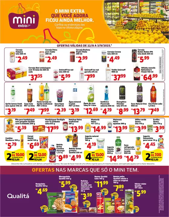 Catálogo Mini Extra em Itambacuri | Promoções especiais em andamento | 2025-08-22T00:00:00.000Z - 2025-09-03T00:00:00.000Z