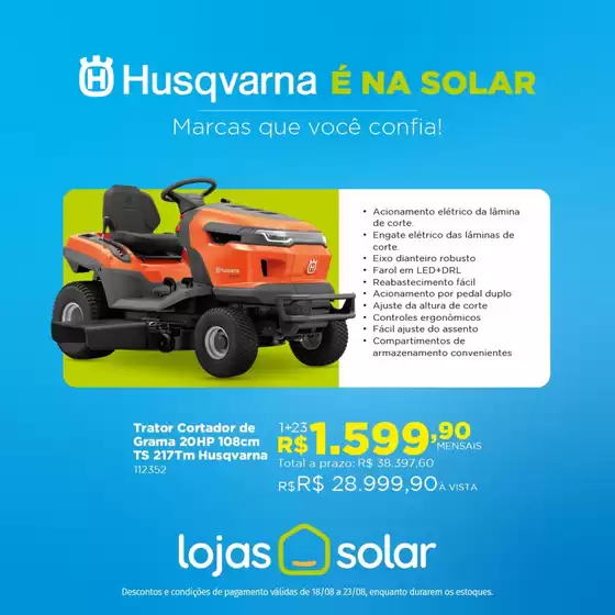 Catálogo Lojas Solar em Epitaciolândia | Nossas melhores ofertas para você | 2025-08-18T00:00:00.000Z - 2025-08-23T00:00:00.000Z