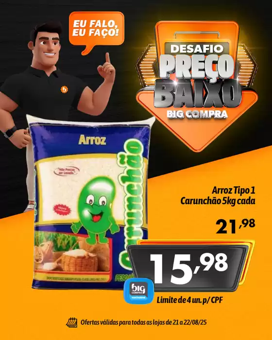 Catálogo Supermercados Big Compra em Franca | Descubra ofertas atraentes | 2025-08-21T00:00:00.000Z - 2025-08-22T00:00:00.000Z
