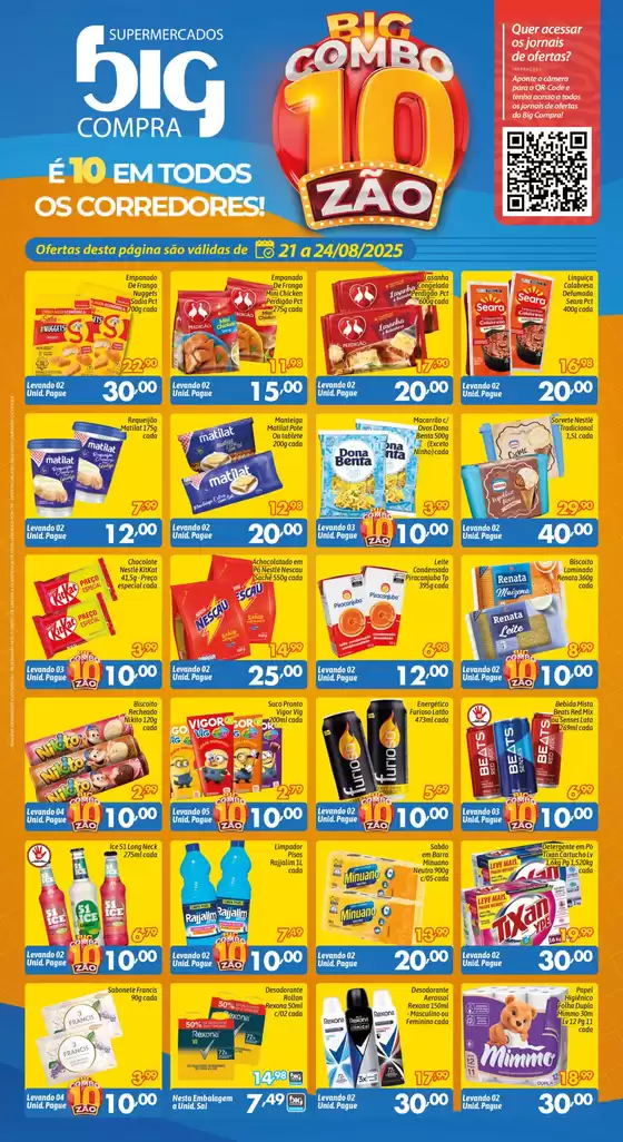 Catálogo Supermercados Big Compra em Franca | Ofertas Supermercados Big Compra | 2025-08-21T00:00:00.000Z - 2025-08-24T00:00:00.000Z
