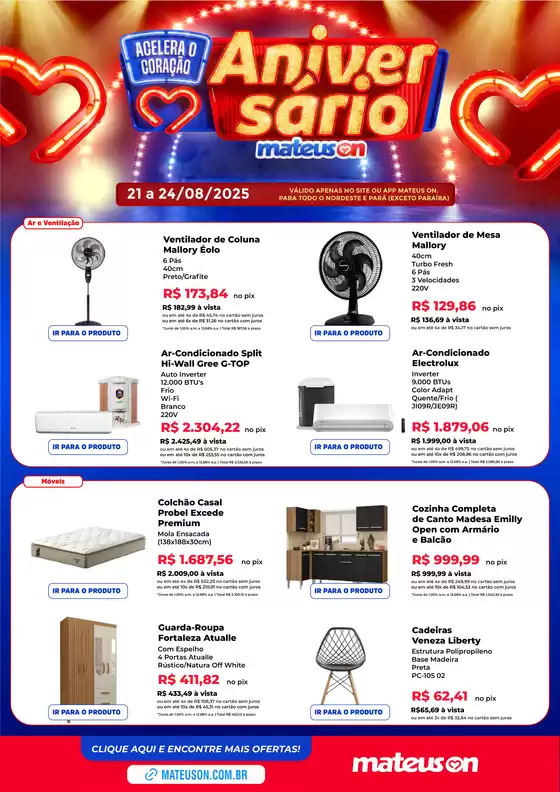 Descontos e promoções