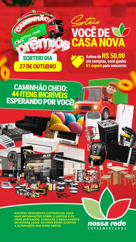 Catálogo Nossa Rede Supermercados em Jundiaí | Caminhão de Prêmios Sorteios | 2025-08-25T00:00:00.000Z - 2025-10-27T00:00:00.000Z