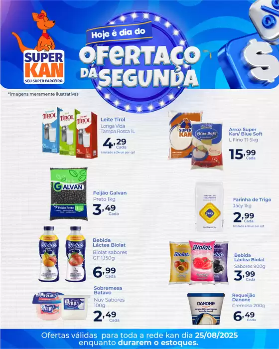 Catálogo Super Kan em Sete Quedas | Ofertaço Da Segunda | 2025-08-25T00:00:00.000Z - 2025-08-25T00:00:00.000Z