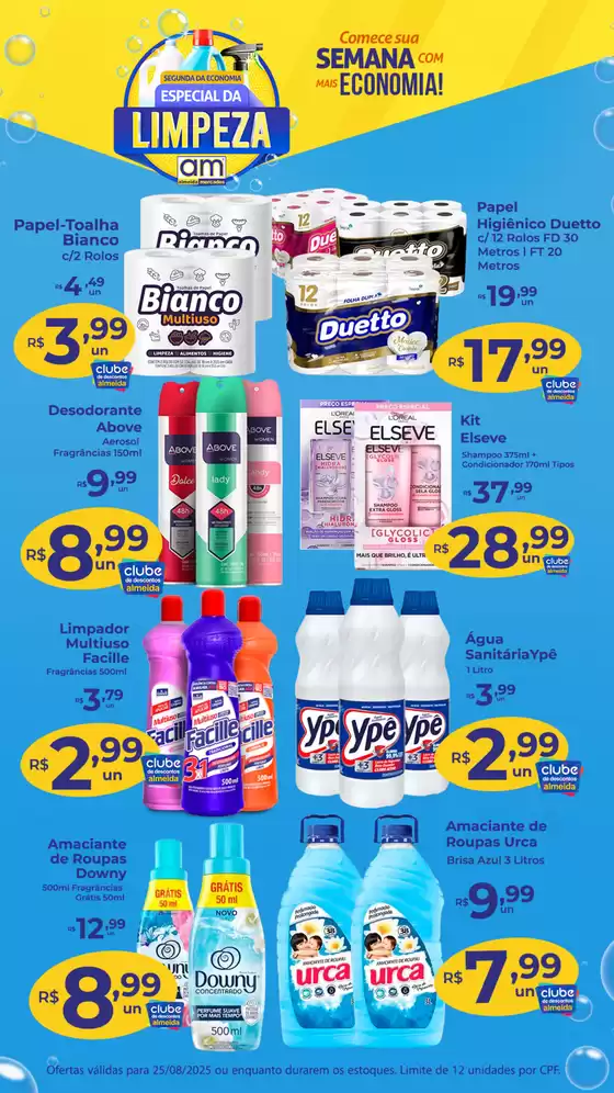 Catálogo Almeida Mercados em Brasília | Especial Da Limpeza | 2025-08-25T00:00:00.000Z - 2025-08-25T00:00:00.000Z