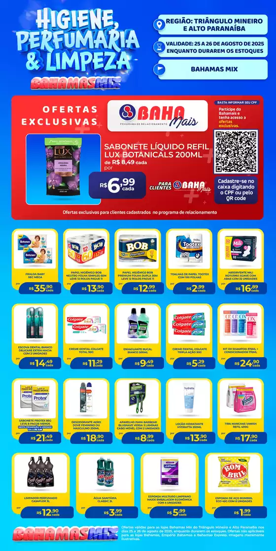 Catálogo Bahamas Mix em Brasília | Ofertas exclusivas | 2025-08-25T00:00:00.000Z - 2025-08-26T00:00:00.000Z