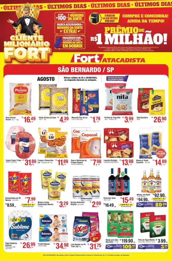 Catálogo Fort Atacadista em Santo André | SP Fort Semanal 4ª Ed 25 a 29 AGO 25 Sao Bernardo | 2025-08-25T00:00:00.000Z - 2025-08-29T00:00:00.000Z