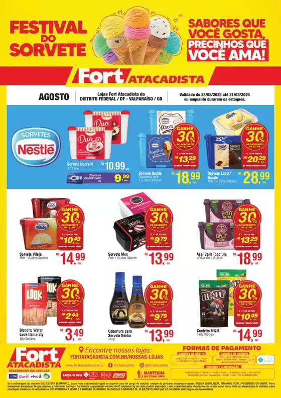 Catálogo Fort Atacadista em Itabela | DF Fort Sorvete 23 a 31 AGO 25 | 2025-08-25T00:00:00.000Z - 2025-08-31T00:00:00.000Z